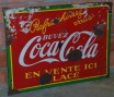 E 04. 1937 Rafraichissez-vous  Coca-Cola  EN VENTE ICI GLACE  - .ES 359 - 5738 - 1937 - EMAILGRAPH BRUX  - 79,5 x 60cm (Small)